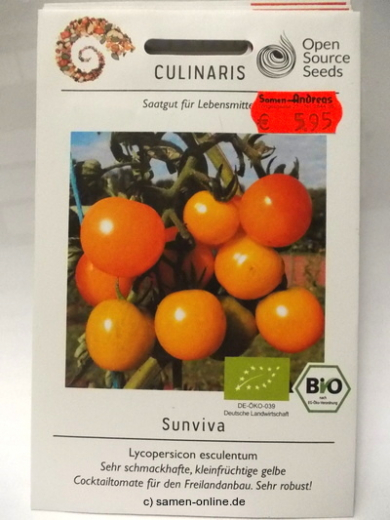 Tomate Sunviva Open Source Seed