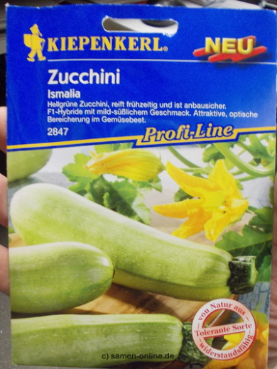 Zucchini 'Ismalia' F1  Cucurbita pepo