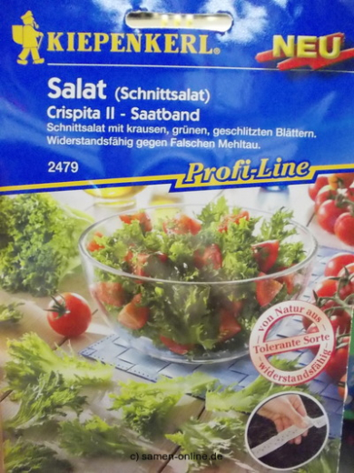 Schnittsalat Crispita II  Saatband