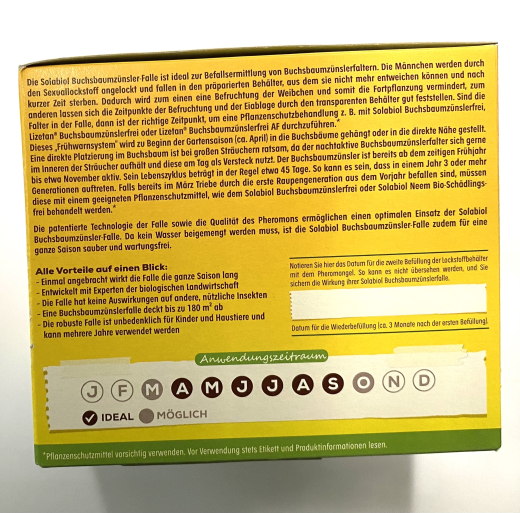 Buchsbaumz�nsler-Falle