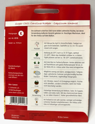 Chili Carolina Reaper