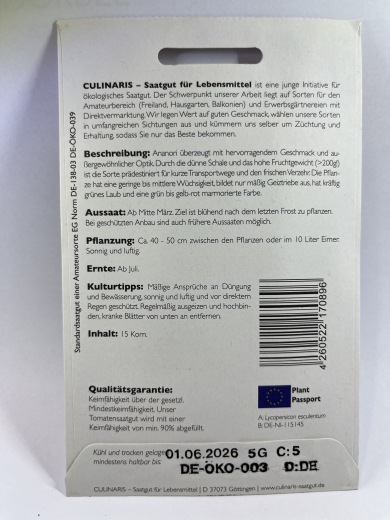 Tomate Ananori, Fleischtomate