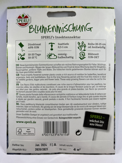 Blumenmischung SPERLI's Insektennektar