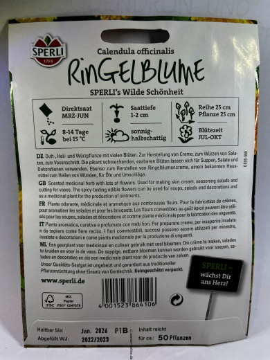 Ringelblume SPERLI`s Wilde Sch�nheit
