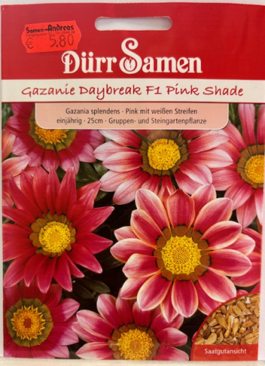 Gazanie Daybreak F1 Pink Shade  Mittagsgold Gazania spledens