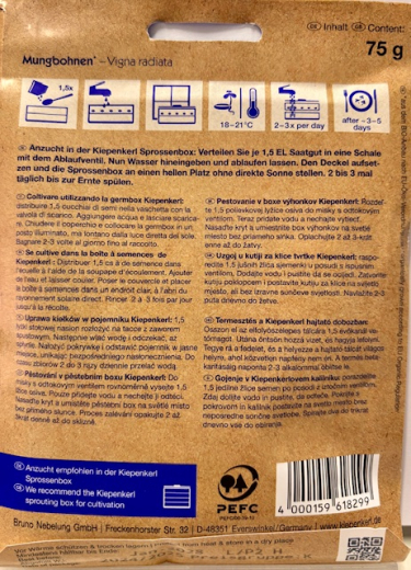 Keimsprossen Mungbohnen