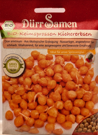 Keimsprossen Kichererbsen