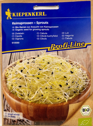 Keimsprossen Zwiebeln