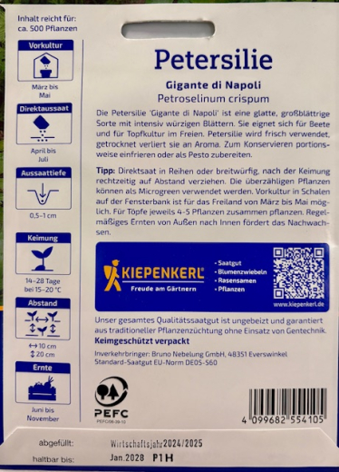 Petersilie Gigante di Napoli