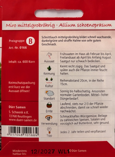 Schnittlauch mittelgrob