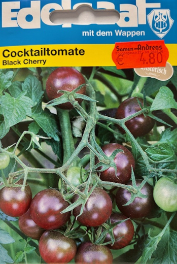 Tomate, Cocktailtomate Black Cherry