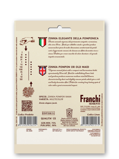 Zinnie Retro Zinnia elegans