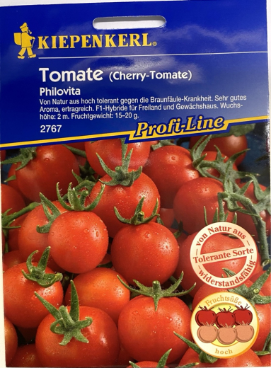 Tomate Cherrytomate 'Philovita'