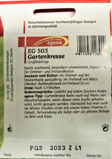 Gartenkresse Gro�bl�ttrige