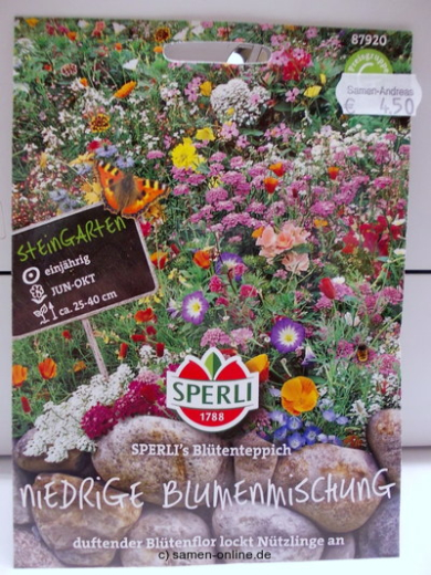 niedrige Blumenmischung 'Sperlis Bl�tenteppich'