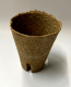organischer Pflanztopf rund, 7 cm