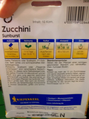 Krbis / Zucchini Yellow Ufo  Sunburst F1