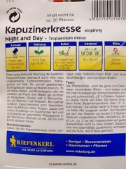 Kapuzinerkresse Night and Day Trapaeolum minus